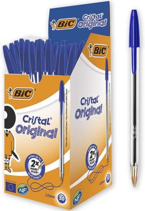 Paquet 50 stylo Bic Bleu original