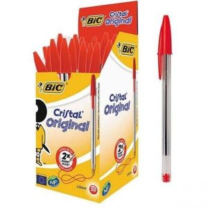 Paquet 50 stylo Bic Rouge original