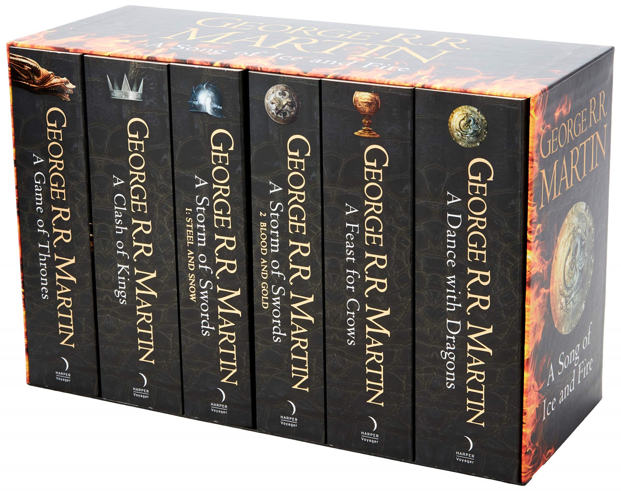 A Game of Thrones: The Story Continues Books 1-5: A Game of Thrones, A  Clash of Kings, A Storm of Swords, A Feast for Crows, A Dance with Dragons  (A