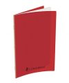 Cahier piqué 192p SEYES 24×32 Polypro ROUGE – Conquerant