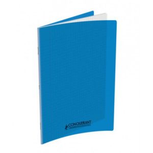 Cahier piqué 192p SEYES 24×32 Polypro BLEU – Conquerant