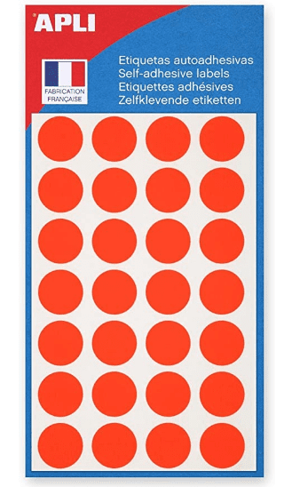 pochette orange fluo