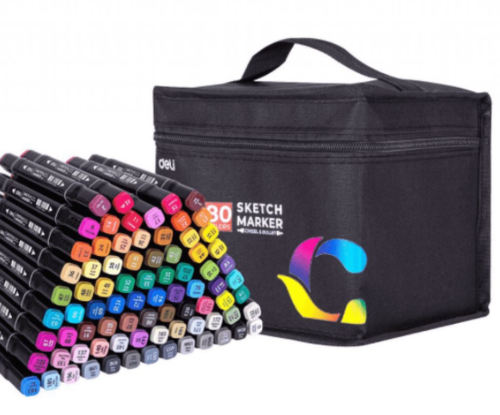 60 Sketch Markers DELI LPMarocaine