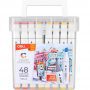 48 Sketch Markers COLOR EMOTION DELI