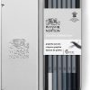 Winsor & Newton Studio Collection 6 crayons Graphite
