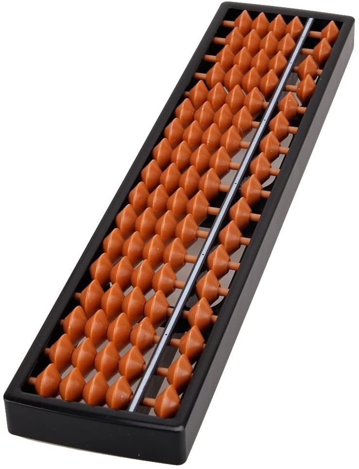 Soroban arithmétique de colonne de boulier portable à 17 chiffres