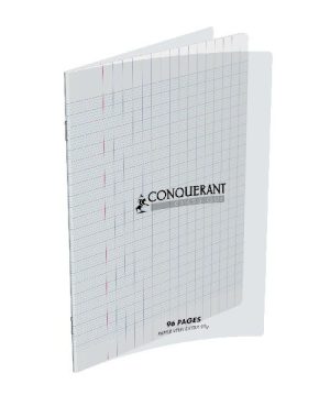 Cahier 17×22 Conquerant 96 p 90g TRANSPARENT PP