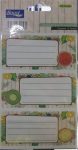 Etiquettes adhesive scolaire