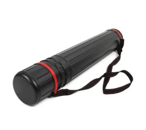 Etui tube rigide télescopique extensible 78 à 120cm porte plan, dessin, toile