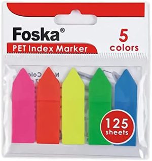 Marques Page Foska 5 Couleurs