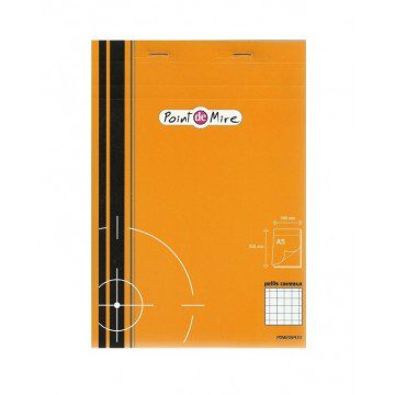 Bloc Note A5 80g 160p 5x5mm Point de Mire