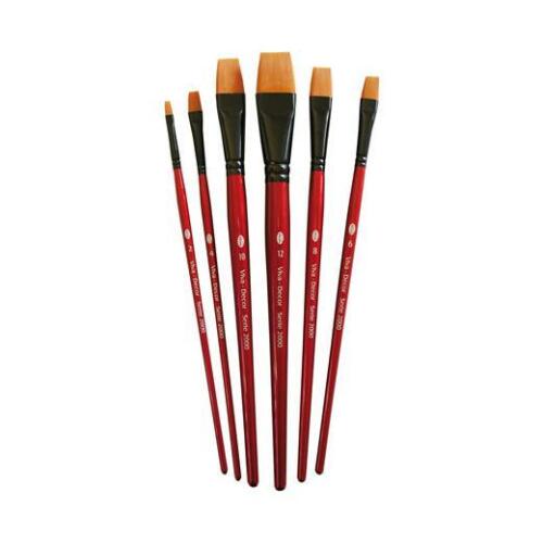 Viva Decor Paintbrush Synthetic Flat Set – 6pcs Pinceaux Plat – Image 2