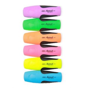 Fluorescent Mini Deli Highlighter Soft Grip 33211