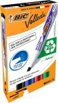 BIC Boîte de 4 Marqueurs Velleda Pointe Biseautée
