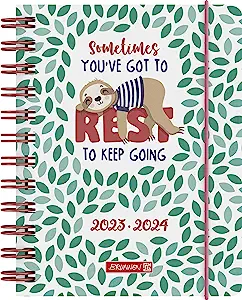 Agenda Scolaire 2023/24, A6 Polypro 1p/j Sloth