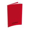 Cahier 17×22 140p Seyes 90g Polypro ROUGE Conquerant