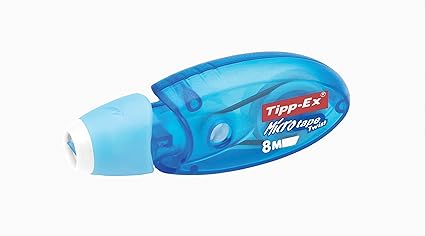 BIC Tipp-Ex - Ruban Correcteur Rechargeable, Capuchon Tournant | Correcteur Blanc Pratique