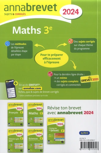 Maths 3e - Sujets & corrigés – Image 2