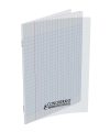 Cahier 17×22 Conquerant 48p 90g Polypro TRANSPARENT