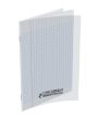 Cahier 17x22 Conquerant 48p 90g Polypro TRANSPARENT