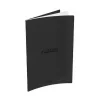 Cahier 24×32 96p Seyes 90g Polypro NOIR – Conquerant