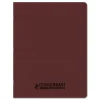 Cahier 17×22 conquerant 96p 90gr Polypro MARRON