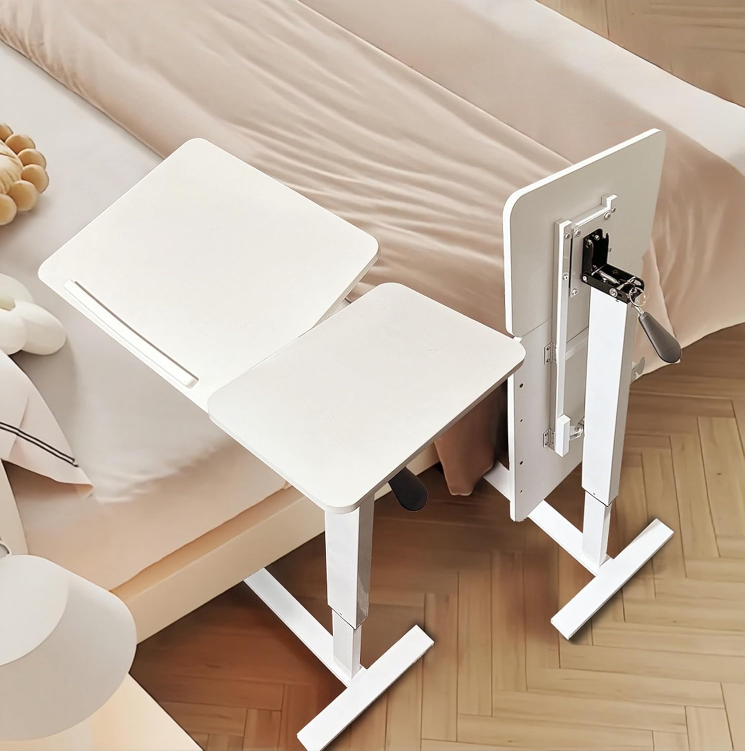 Table réglable avec support de lecture, Bureau mobile - مكتب جانبي متحرك متعدد الاستخدامات – Image 3
