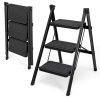 Escabeau pliable 3 marches Échelle en acier – سلم قابل للطي 3 درجات