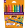 Feutres Bic Kids Visa 12 Couleurs