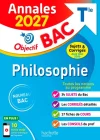 Philosophie Tle. Sujets & corrigés Edition 2027