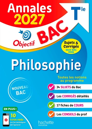 Philosophie Tle. Sujets & corrigés Edition 2027