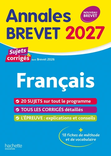 Français. Sujets & corrigés Edition 2027