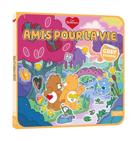 Les Bisounours - Cosy stickers - Amis pour la vie