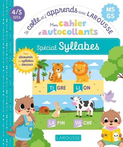 Mon cahier d'autocollants Spécial syllabes MS-GS