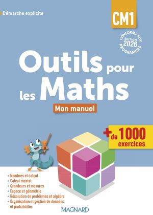 Outils pour les Maths CM1 (2026) – Manuel élève