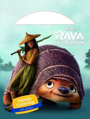 Raya and the last dragon – livre coloriage avec stickers