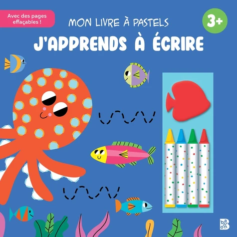 J'apprends à écrire. Avec des pages effaçables !