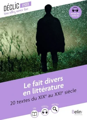 Le fait divers en littérature : 20 textes du XIXe au XXIe siècle