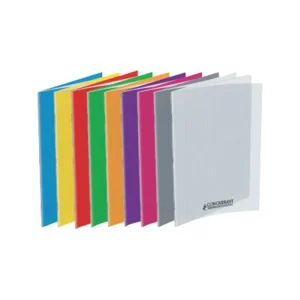 Cahier 24×32 Seyes 48p 90g Polypro Assorti – Conquerant