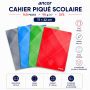 Cahier piqué scolaire 140P Sys 90g 17x22cm - Ancor