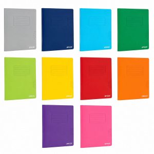 Cahier Piqué Couv. PP 96p seyes 90g 24×32 Assort. – Ancor