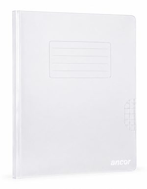 Cahier Piqué Couv. Polypro TRANSPARENT 96p seyes 90g 17×22 Ancor
