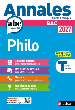 Annales ABC du BAC 2027 – Philosophie Tle