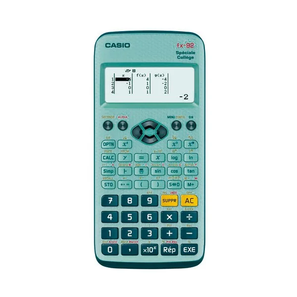 Casio Calculatrice Scientifique FX-92+, FX 92 Spéciale Collège