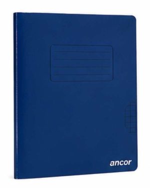 Cahier Piqué Couv. Polypro BLEU 96p seyes 90g 17×22 Ancor