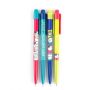 Stylo adorable Bleu a Bouton M&G