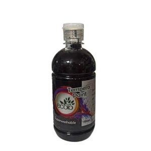 Bouteille de Peinture Gouache Ecolo 500ml Noir