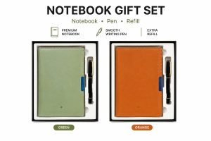 Coffret Notebook avec stylo – 2 couleurs