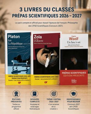 3 Livres du classes prépas scientifiques 2026 – 2027