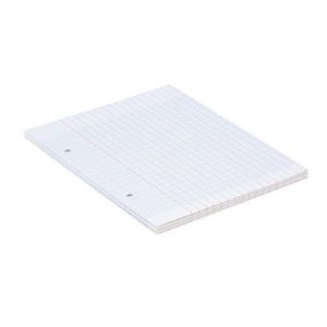 Feuilles Doubles Blanc 80P 17*22cm